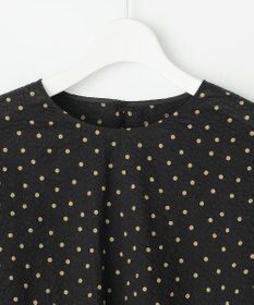 自由区 L 【17号サイズまで展開・WEB限定】コットンサッカープリント ブラウス