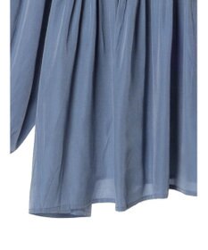 CRAFT STANDARD BOUTIQUE 後リボン切替ギャザーチュニックブラウス