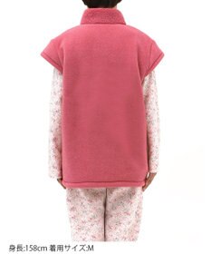 Wing ベスト フリース素材 あったか 冬 3分袖 レディース EX2071 ウイング／ワコール