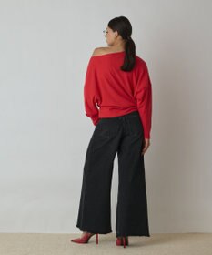 GRACE CONTINENTAL アシメテレコカットトップ