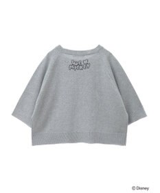 Green Parks ミッキーフレンド／五分袖ジャガードプルオーバー