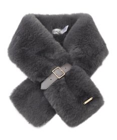 MOONBAT FURLA  ベルト付きフェイクファーマフラー