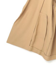 BEIGE， VESZELYITE / ラップショートトレンチコート