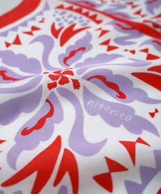 nitorito 【UNISEX】ギフトパッケージ&ステッカー付 白鳥のワルツ_red ハンカチ スカーフ