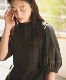 #Newans 【洗える】ピンタックベストコンビワンピース