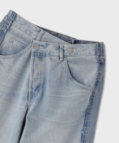 GRACE CONTINENTAL リメイクストレートデニムパンツ