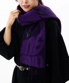 AURORA 【 ANNA SUI（アナ スイ）】ウールジャカードボタン付き羽織り(WASH)