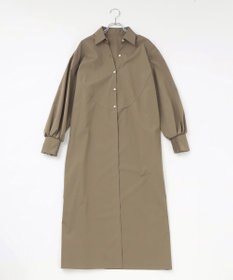 #Newans 【ANSWER for 産前産後ママ】リボン取り外し可能！シャツカラーワンピース