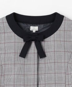 組曲 KIDS 【150-170㎝】グレンチェックジャケット＆プリーツワンピース セット