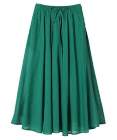 Green Parks インド綿 アソートボイルギャザースカート