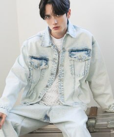 CRAFT STANDARD BOUTIQUE ハイブリーチケミカル加工デニムジャケット