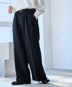 WEGO 【ウエストゴム】スーパーバギーデニムスラックス