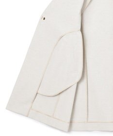 23区 L 【セットアップ対応】オックスストレッチ ノーカラー ジレ