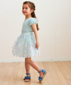 ANY KIDS レインボー チュール スカート