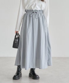 Green Parks ナイロンラインフレアスカート