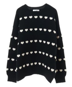 Green Parks ・ｓｗｉｎｇ　ｂｙ　ハートクルーネックニット