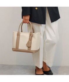 UNBILLION cachecache ショルダー付きパーテーションキャンバストート