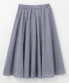 ANY 【ウエストゴム】シャンブレーライク スカート