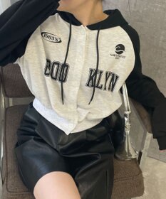 WEGO カレッジカットパーカー