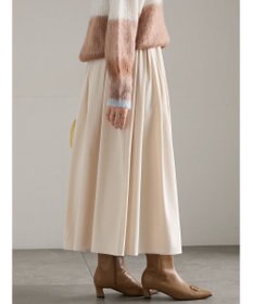 Te chichi フラッフィーツイルタックフレアスカート