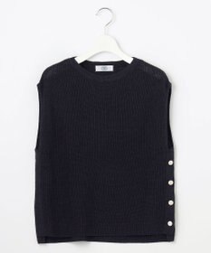 J.PRESS LADIES S 【洗える】Linen Cotton Vest  ニット ベスト