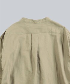 WHITE MAILS 【UNISEX】COTTON PAPER SOFT TWILL バンドカラーシャツ