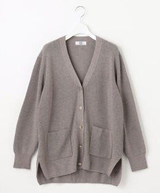 J.PRESS LADIES 【洗える】SEMI WORSTED カーディガン