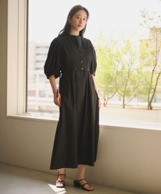 #Newans 【洗える】ピンタックベストコンビワンピース