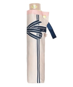 MOONBAT 【雨傘】ランバン オン ブルー(LANVIN en Bleu) リボンストライプ 折りたたみ傘  楽々開閉 クイックアーチ