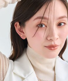 Phoebe 【金属アレルギー対応】フラットハートピアス/サージカルステンレス