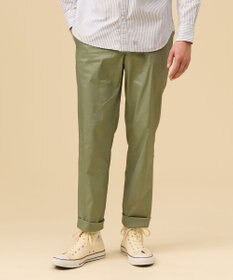 J.PRESS MEN グリストーンツイル スリムテーパード パンツ カーキ系