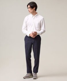 J.PRESS MEN ポロシャツのような快適な着心地【吸水速乾 / ストレッチ / 消臭 / ノンアイロン】エレスポジャージー ドレスシャツ / B.D.