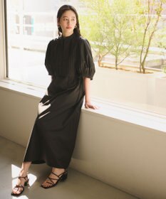 #Newans 【洗える】ピンタックベストコンビワンピース