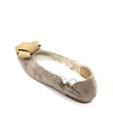 nouvelleRobe Oū サイズ追加【本革・高反発】Big Ribbon スクエアトゥ パンプス