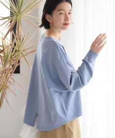 AMERICAN HOLIC ピグメント加工裏毛ルーズプルオーバー