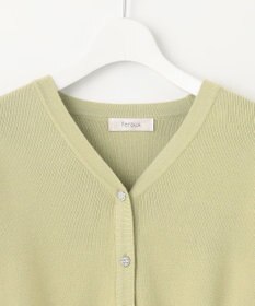 Feroux 【洗える】ビジューボタン2WAY カーディガン