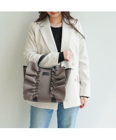ACE BAGS & LUGGAGE JEWELNA by Jewelna Rose フリルトートバッグ 16205 軽量 2WAY ショルダーバッグ リボン