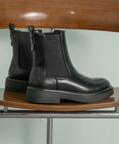 Bridget Birkin 【Round About】プルストラップサイドゴアショートブーツ