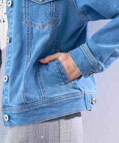 YECCA VECCA ノーカラーストレッチGジャン