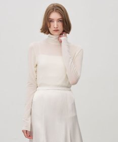 uncrave リヨセルカシミヤベア タートルトップス オフ