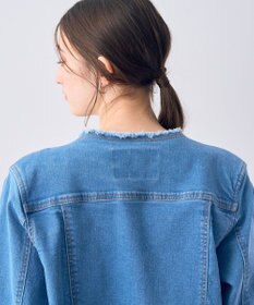 YECCA VECCA ノーカラーストレッチGジャン