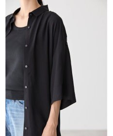 AMERICAN HOLIC サラックールメッシュ切替ワンピース