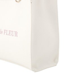 Maison de FLEUR スカーフ付きギャザーハンドル２Ｗａｙバッグ