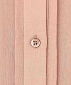 自由区 L 【カタログ掲載・接触冷感・洗える】ラミーローンクロップド丈 ブラウス