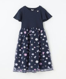 ANY KIDS 刺繍チュールワンピース