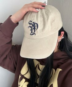 WEGO ロゴ刺繍ピグメントキャップ