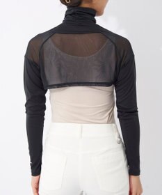 FILA GOLF／marie claire 【Marie claire sports】メッシュ切替ハイネックボレロ丈アンダーシャツ