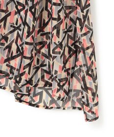 23区 【洗える】Ratti アブストラクトプリント ブラウス