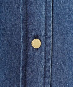 23区 L 【洗える】ライトダンガリー 2WAY シャツ