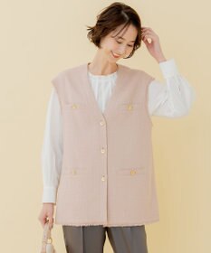 自由区 L 【セット可】ラミーブッチャー ショートジレ